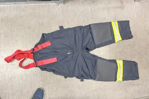 Pantalon de protection incendie avec bretelles Viking, taille 60