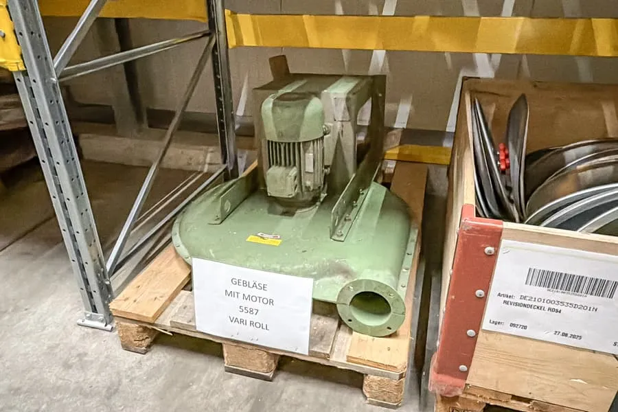 Ventilator met motor Vari Roll