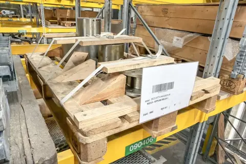 Pallet met Rigiflex-koppeling