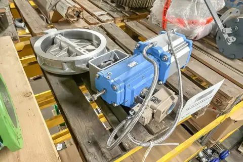 Regelklep met pneumatische aandrijving Somas NW400