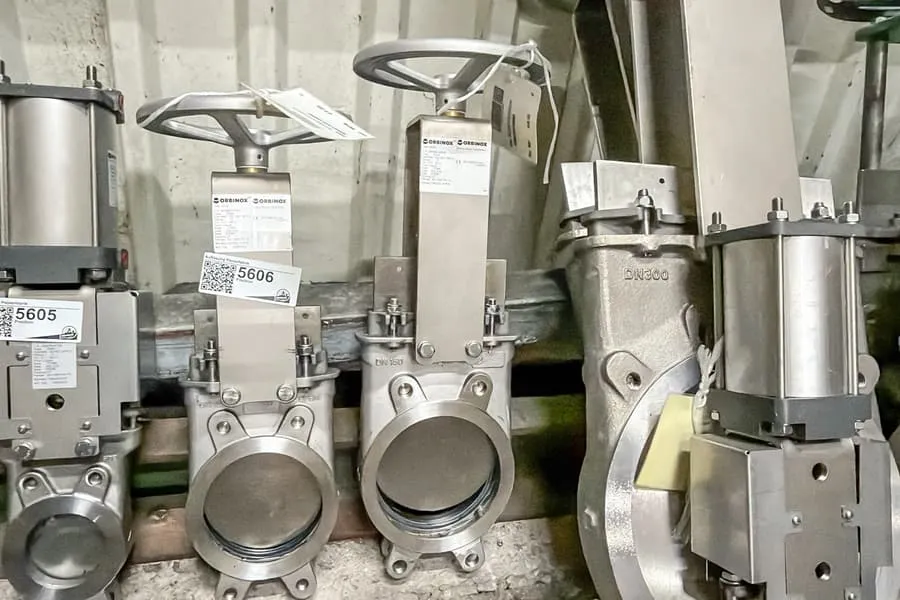 Orbinox EX04 DN 150 schuifafsluiter