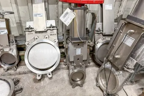 Orbinox EX04 DN 125 schuifafsluiter