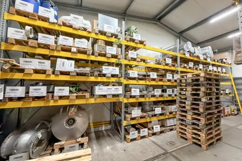 Palletstelling, ca. 10,5 strekkende meter