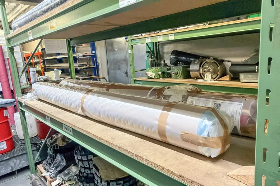 2 rouleaux de bandes transporteuses