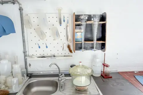 Lot of laboratory supplies