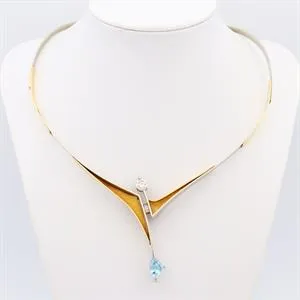 Brillant/Diamant/Topas - Halsreif
