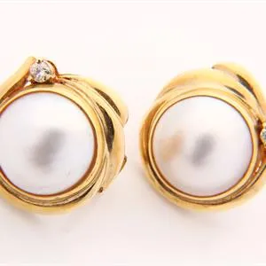 Brillant/Zuchtperle - Ohrstecker