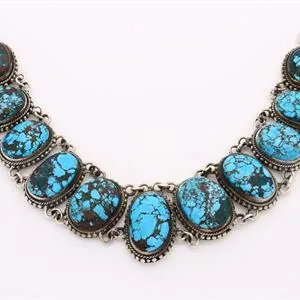 Collier - Türkis/Howlith