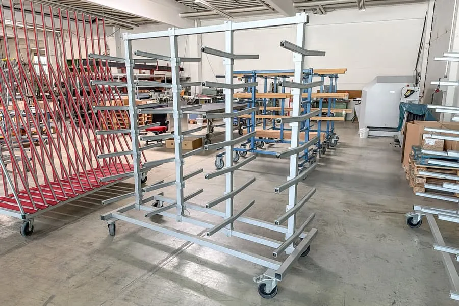 Schüco PTW Langstab RU-PWD2000/7 multi-tier transport trolley