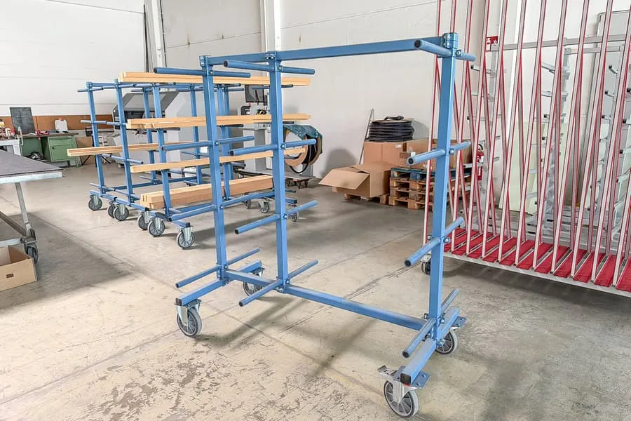 Fetra 4625 multi-tier transport trolley