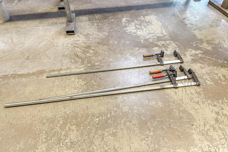 3 screw clamps