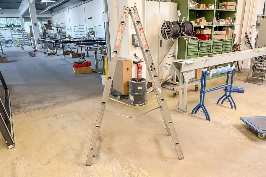 Échelle simple aluminium Euroline, 2x6 marches
