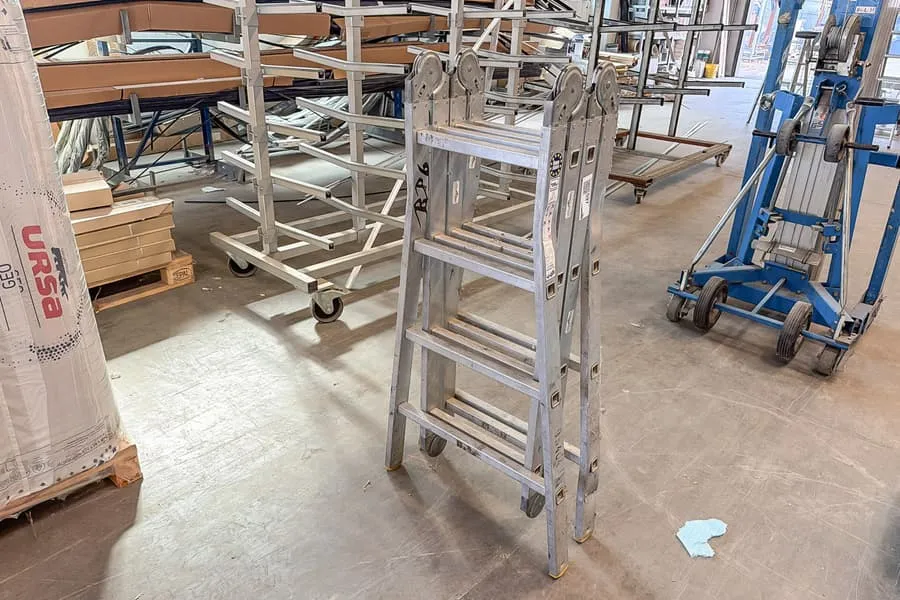 Alu Klappleiter Iller, 4x4-sprossig
