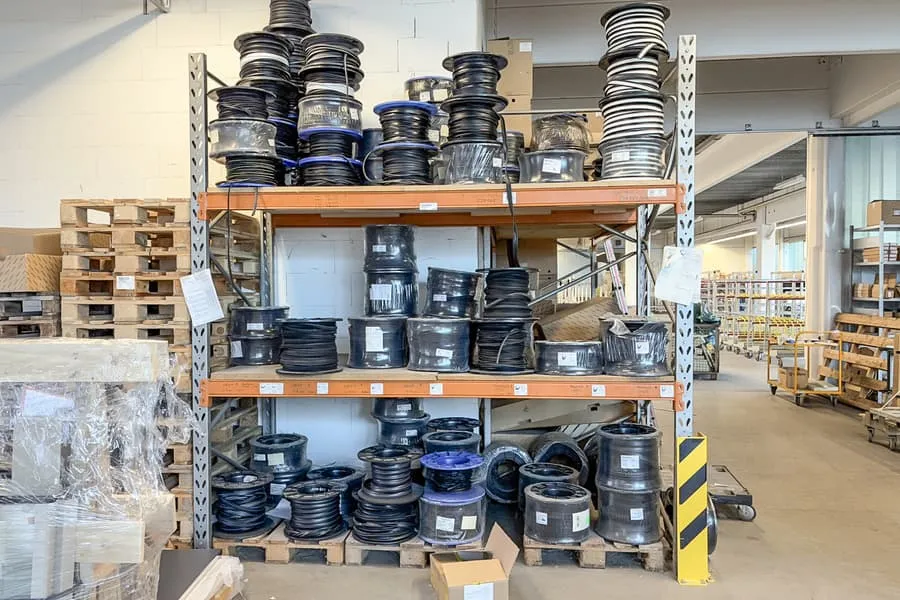 Heavy-duty shelving, approx. 2.9 linear meters