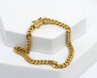 Panzerarmband, 18kt Gelbgold, ca. 21.2 g, ca. 19.5 cm lang