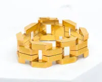 Armband, 18kt Gelbgold, ca. 75 g, ca. 18.5 cm lang