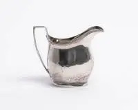 Pot à crème, George IV, Angleterre, vers 1802, argent 925, poinçon de maître "JH..?", H. 9 cm, env. 97 g, poinçons un peu usés
