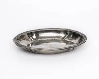Oval bowl, unpunched, inscribed "II. Barmer Automobil Wettbewerb / 7. Juli 1929", curved form, 129 g