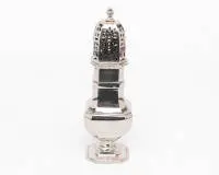 Petite saupoudreuse à sucre, argent, poinçonnée, H. 15,5 cm, env. 190 g