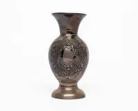 Vase, argent 800, poinçon, marque de maître WS (Walter Schmitt), forme balustre avec décor rocaille et floral, env. 16 cm de haut, env. 220 g