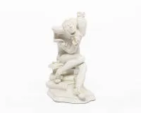 Figur Till Eulenspiegel, Meissen, Schwertermarke, 1. Wahl, 2. Hälfte 20. Jh., Modellnr. 73347, ca. 24 cm hoch