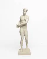 Figurine Lanceur de disque, Rosenthal, département artistique, signée dans la plinthe O. Obermaier 1931, env. 40,5 cm de haut