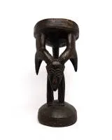 Tabouret en bois, Pende, Congo, Afrique, env. 52 cm de haut