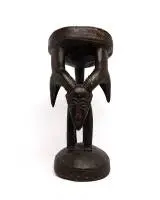 Tabouret en bois, Pende, Congo, Afrique, env. 52 cm de haut
