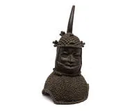 Gedenkkopf der Königinmutter Iyoba, Benin, Afrika, ca. 32 cm hoch