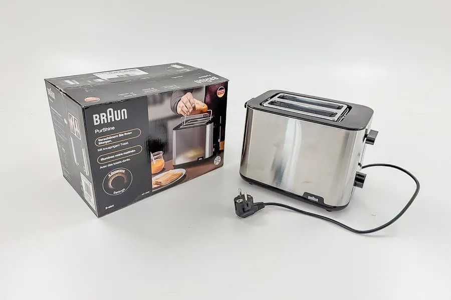 Тостер BRAUN PurShine HT101BI