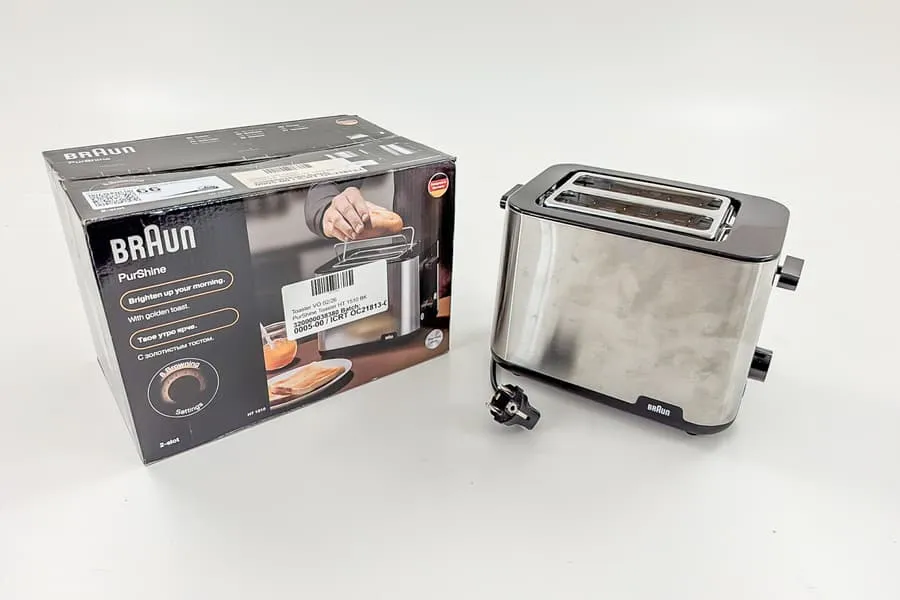 Тостер BRAUN PurShine HT101BI