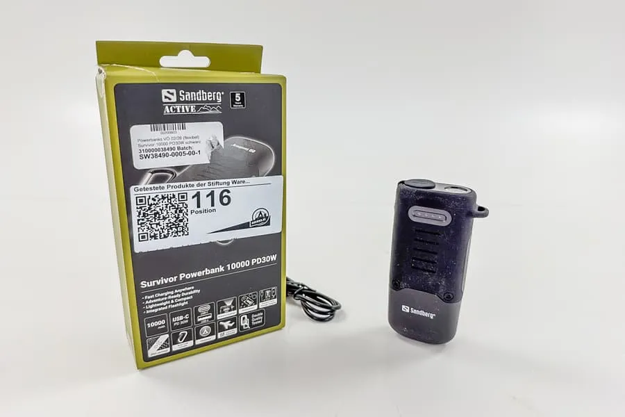 Powerbanka Sandberg Survivor 10000 PD30W
