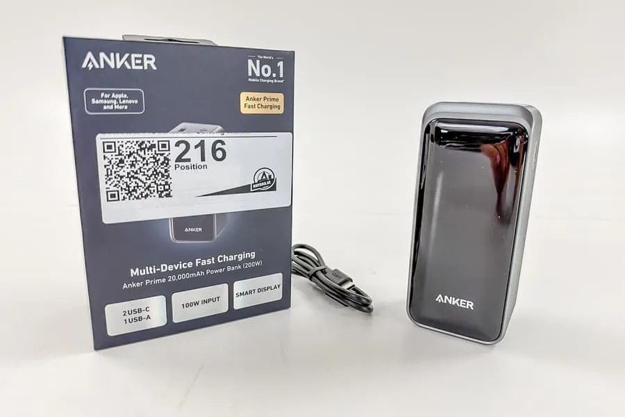Powerbank Anker Prime 20.000 mAh 200W