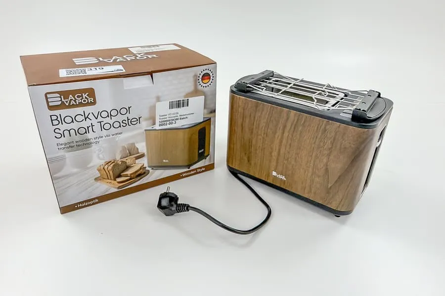 Toaster Blackvapor Toaster Holzoptik, Modelnummer – BV10482
