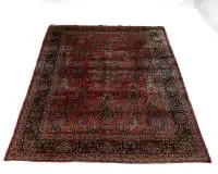 Sarough américain, Iran, 1ère moitié du 20e s., env. 3,48 x 2,70 m, taché