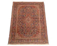 Kork-Keschan, Iran, alt, sehr feine Knüpfung, ca. 2.08 x 1.30 m
