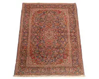Keschan en liège, Iran, ancien, tissage très fin, env. 2,08 x 1,30 m