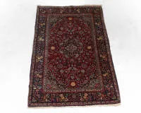 Keshan, Iran, tissage fin, env. 2,14 x 1,30 m