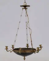 Lustre Empire, 19e s., env. 48 x 72 cm, traces d'âge et d'usage