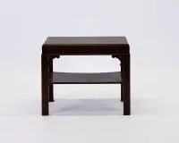 Table d'appoint de style chinois, 20e s., probablement acajou, 50 x 60 x 50 cm, traces d'usage