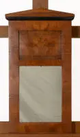 Miroir mural, Biedermeier, bois de frêne