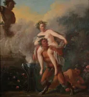 Caresme, Jacques-Philippe (1734 Paris - 1796 Paris, Schüler von Charles-Antoine Coypel (1694-1752, sein vielseitiges Oeuvre umfasst Historiengemälde, Landschaften, galante Szenen und Bacchanale),