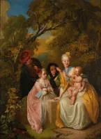 Dietrich, gen. Dietricy, Christian Wilhelm Ernst (1712 Weimar - 1774 Dresden, erste künstlerische Ausbildung durch seinen Vater Johann Georg Dietrich, anschließend durch Alexander Thiele in Dresden, 1741 Ernennung zum Hofmaler August III., ab 1764...