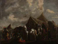 Querfurt, August (1696 Wolfenbüttel - 1761 Vídeň, malíř bitev a krajin), připsáno,