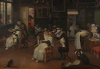 Teniers, Abraham (1629 Anvers - 1670 Anvers), copie d'après