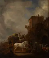 Wouwerman, Philips (1619 Haarlem - 1668 Haarlem), probablement,