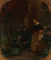 Angermeyer, Hermann (1876 Bremen - 1955 Fischerhude, Maler der Düsseldorfer Schule, spätere Hinwendung zum Impressionismus),