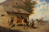 Peintre belge des 19e/20e siècles,