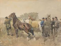 Bochmann, Gregor von (1850 Nehat/Estonsko - 1930 Hösel, krajinář a malíř figur působící v Düsseldorfu, profesor tamní akademie)