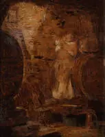 Grützner, Eduard von (1846 Großkarlowitz - 1925 Munich, études à la KA Munich, élève de K.T. von Piloty, spécialisé dans la représentation de la vie monastique, principalement dans les caves, cuisines et brasseries), d'après,